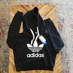 Adidas cropped hoodie